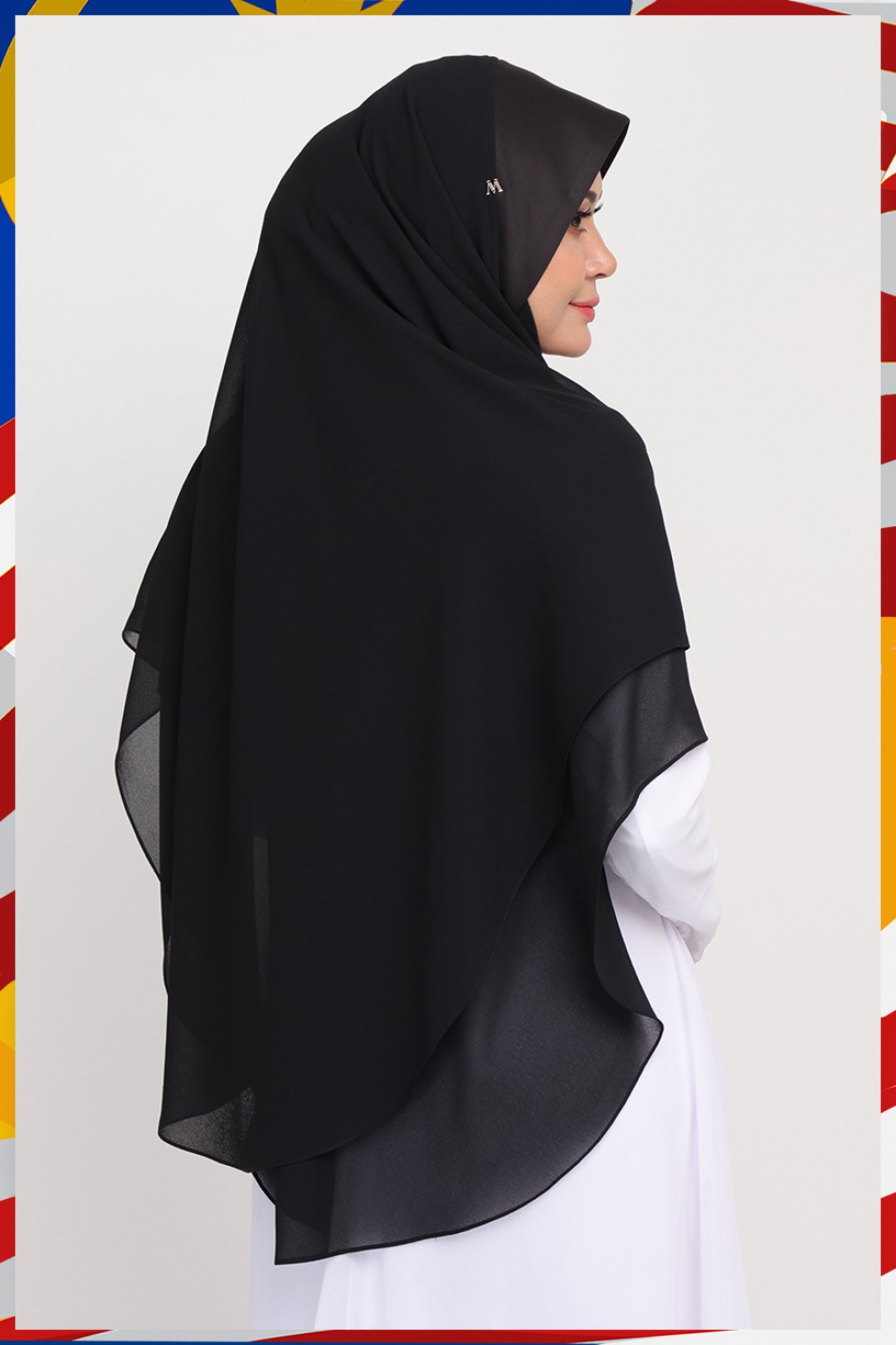 Khimar 2-Layer Scuba Cherna Black