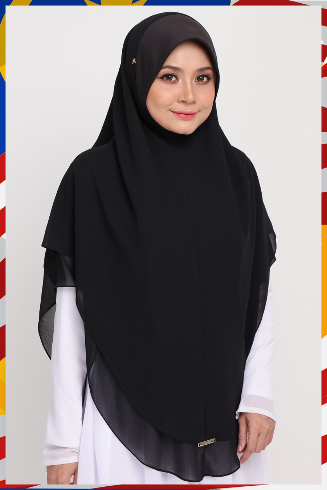 Khimar 2-Layer Scuba Cherna Black