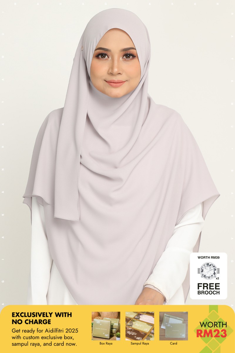 Umma Shawl Merangsri Pale Purple