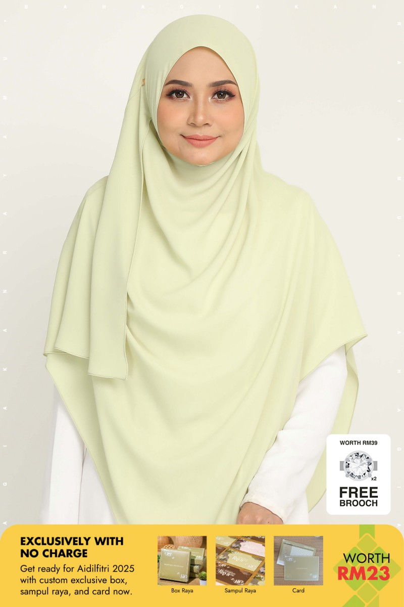 [AS-IS]-Umma Shawl Merangsri Soft Mindaro