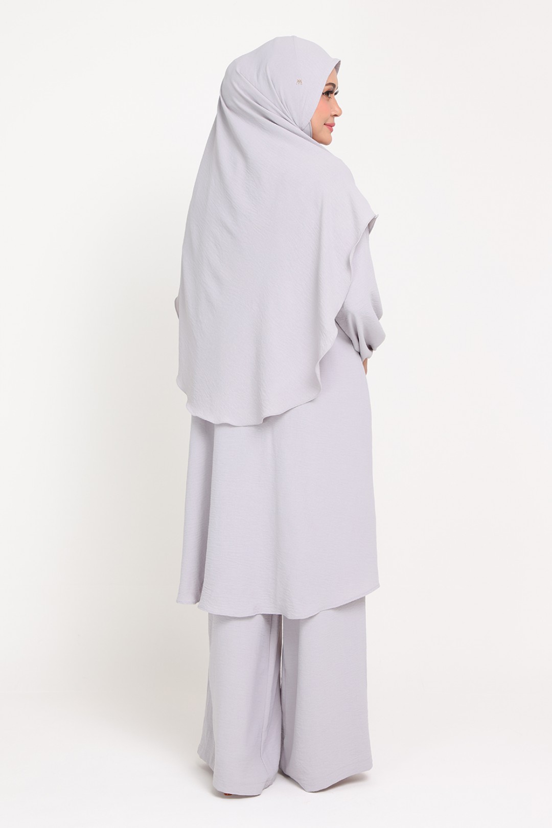 [AS-IS]- Set Sut Safiyyah Lavender Grey