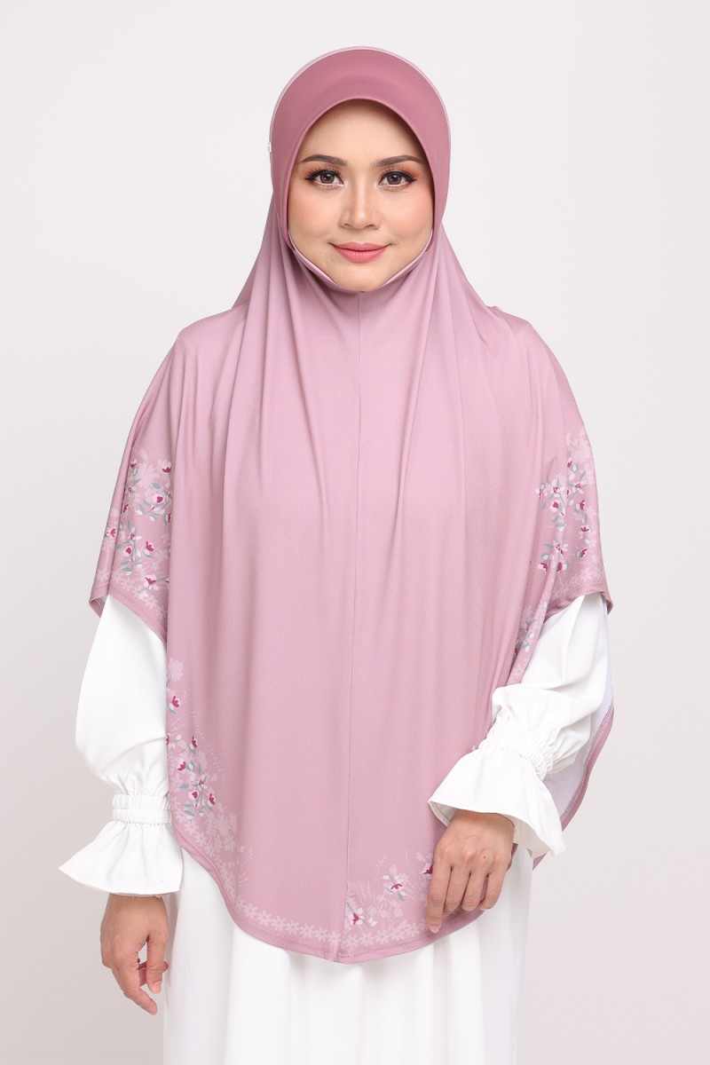 Sarung Printed Radiyyah Lavender Plum