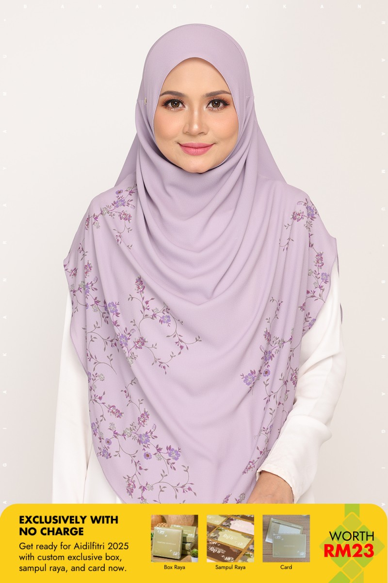 Umma Printed Arwa Lilac Hustle