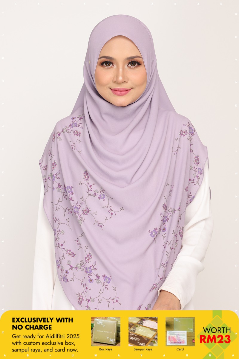 Umma Printed Arwa Lilac Hustle