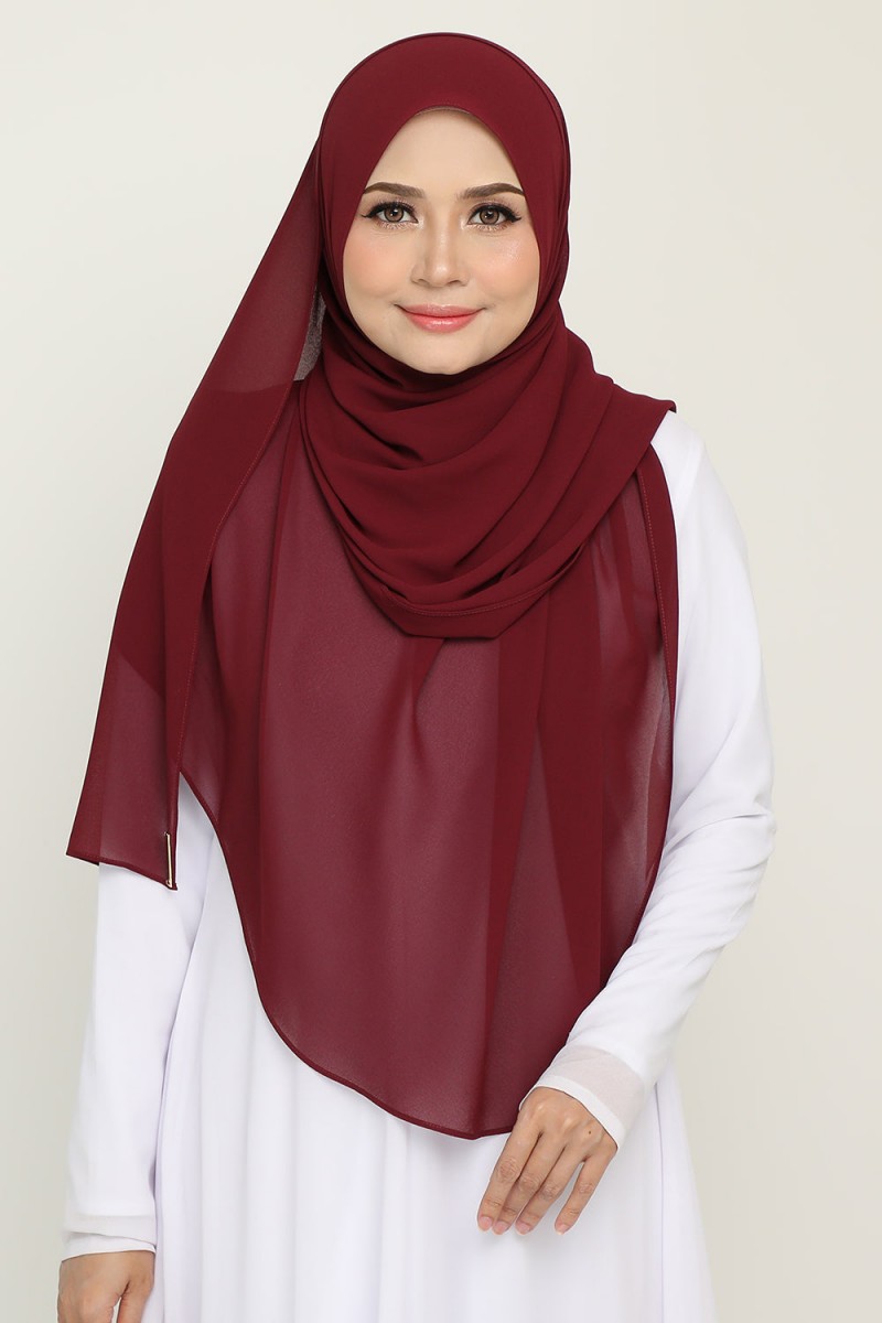 Long Shawl Maroon