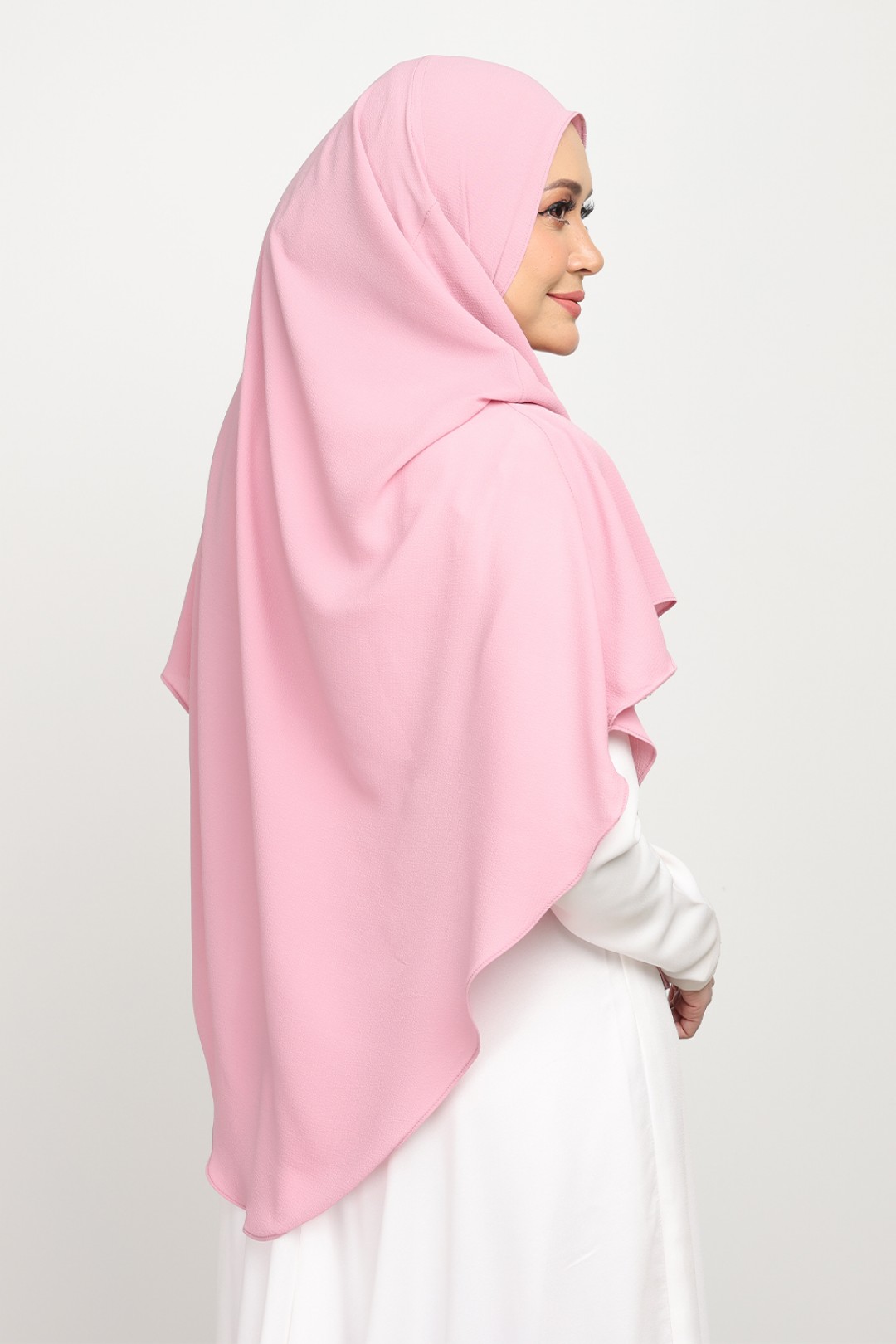 Umma Shawl Khawla Mauntbatten Pink