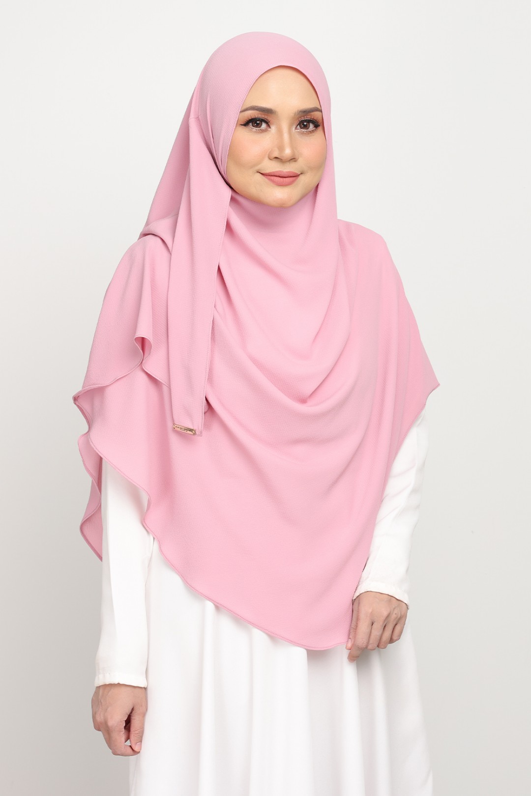 Umma Shawl Khawla Mauntbatten Pink