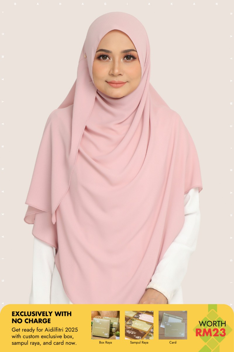 Umma Shawl Merangsri Milky Rose