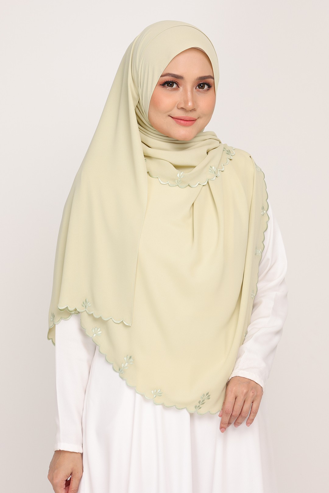 Shawl Sulam Mindaro Green