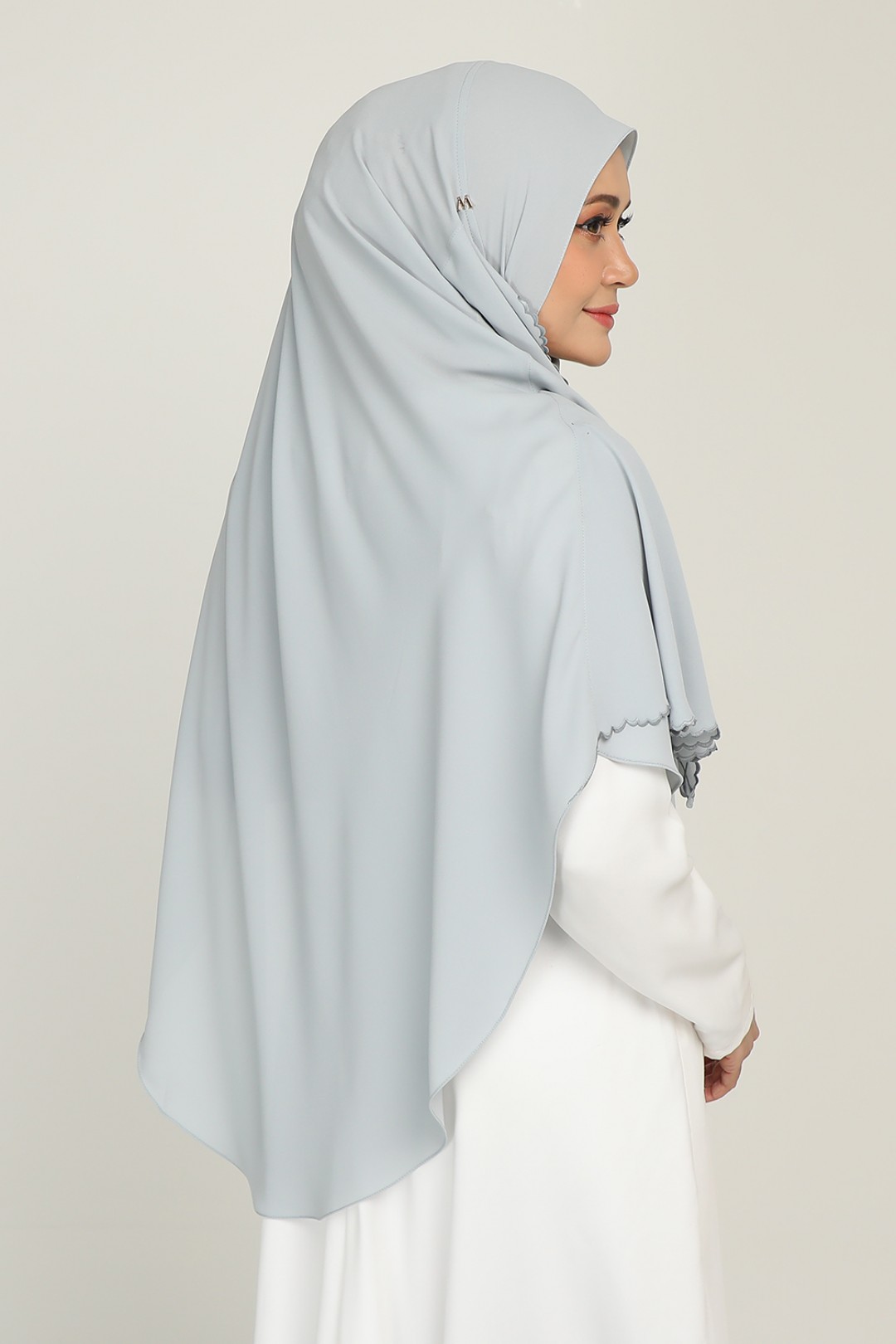 [AS-IS]-Umma Shawl Sulam Mint Blue