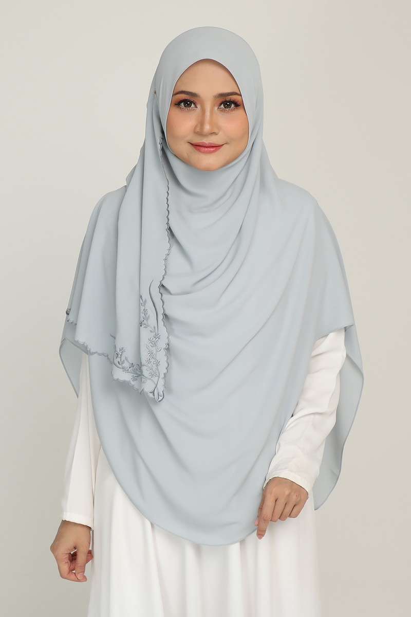 [AS-IS]-Umma Shawl Sulam Mint Blue