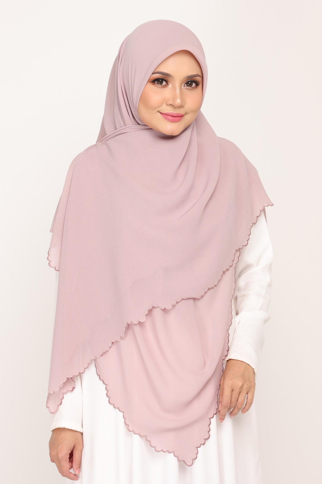 Bawal Sulam Mauve Venge