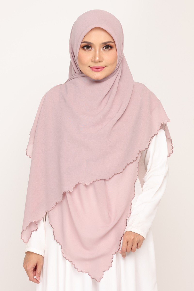 Bawal Sulam Mauve Venge