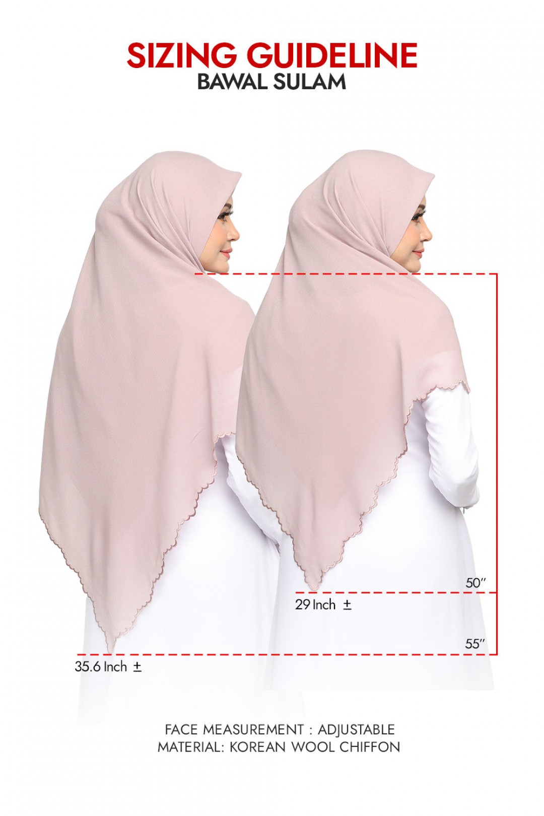 As-Is Bawal Sulam Haze Grey