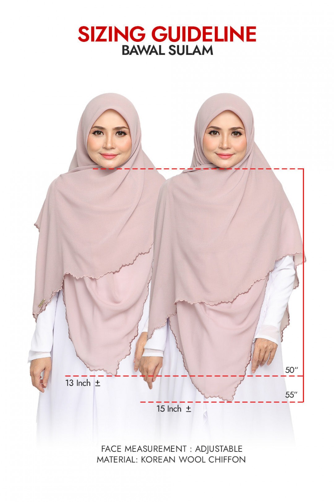 As-Is Bawal Sulam Lilac Grey