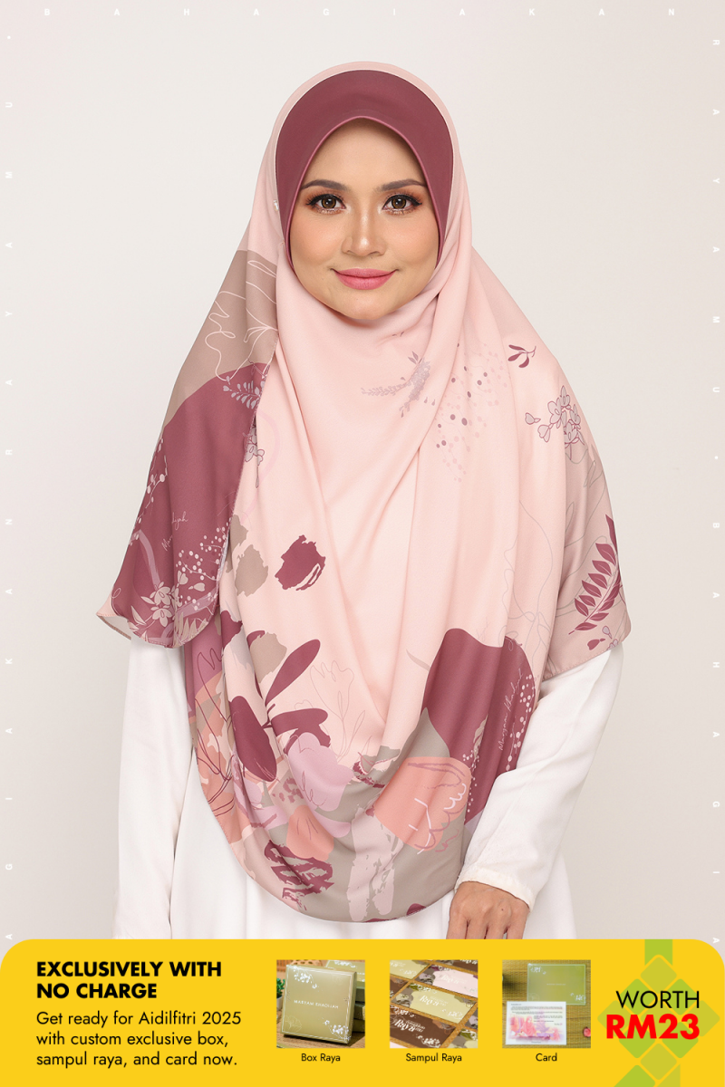 [AS-IS]- Instant Printed Awning Kiara Dun Rose