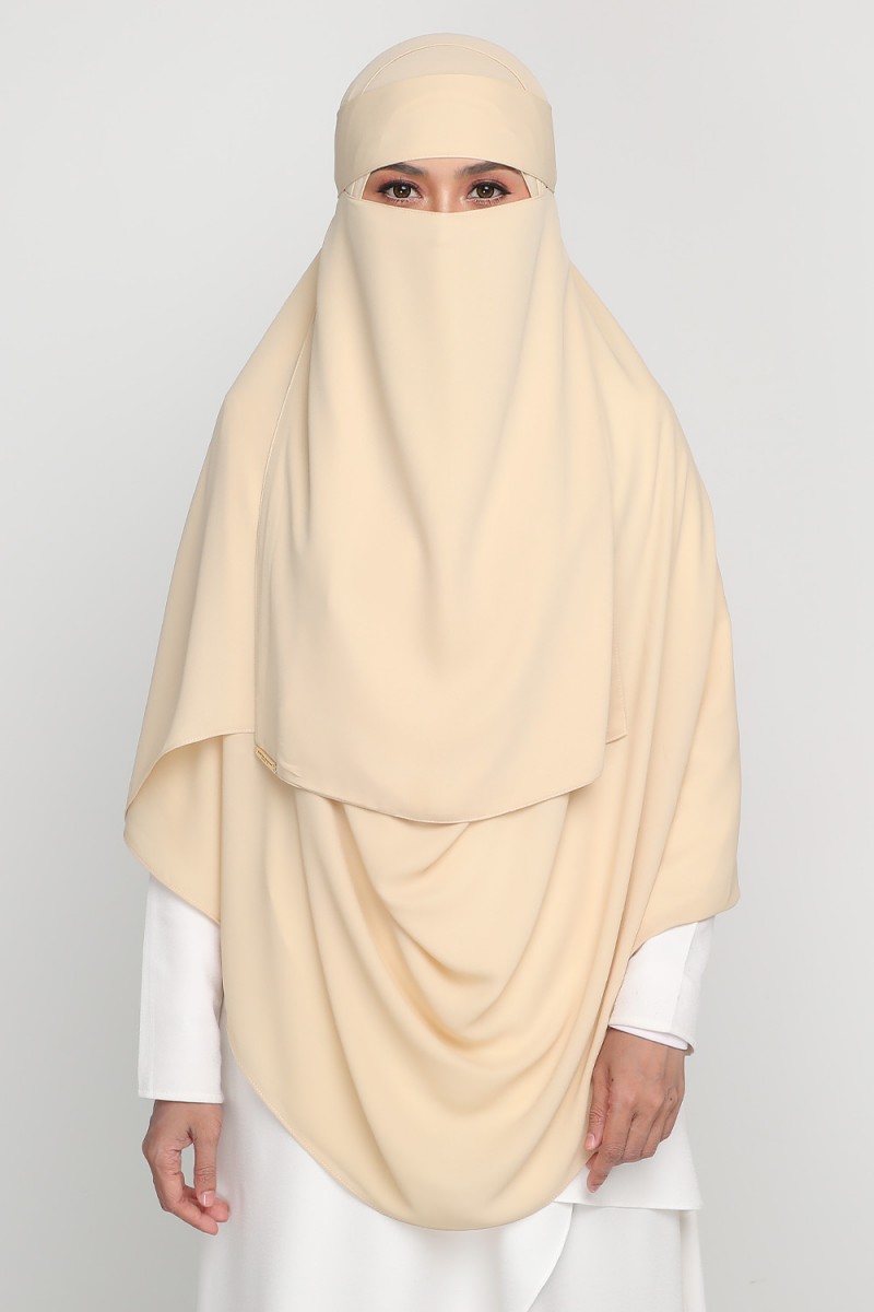 [AS-IS]- Niqab Creamy Corn