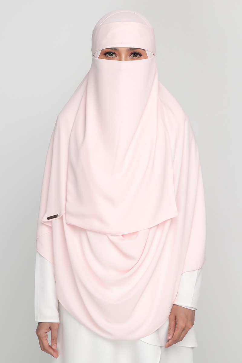 [AS-IS]- Niqab Pink Petal