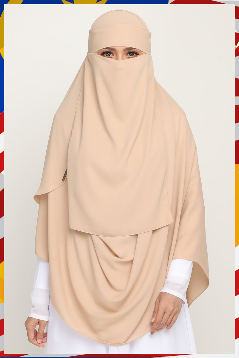 Niqab Cream Tan