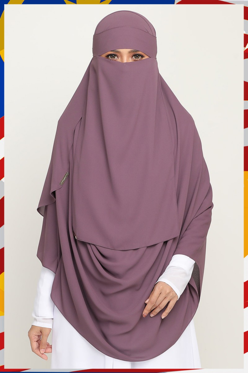 Niqab Grape Purple