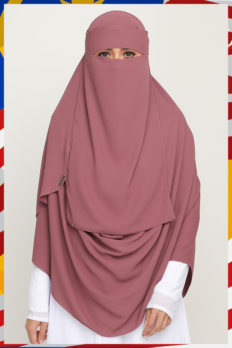 Niqab Dark Ruby