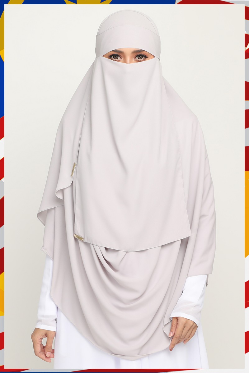 Niqab Iris Grey
