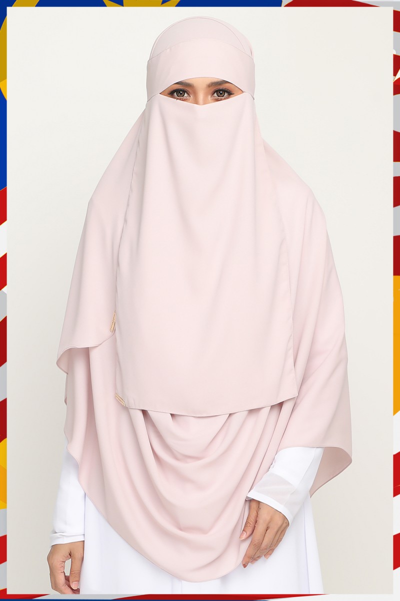 Niqab Pastel Pink