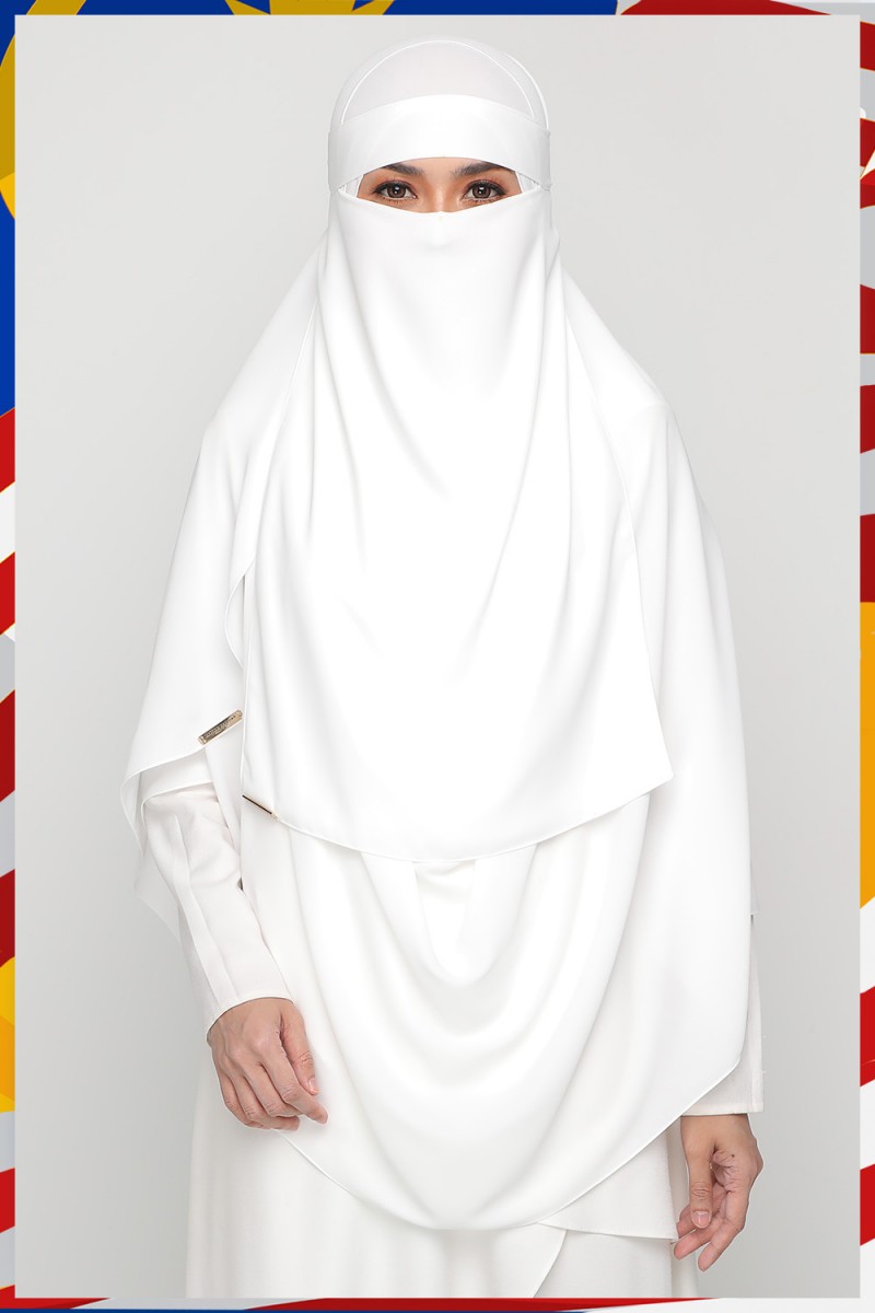 Niqab Pure White