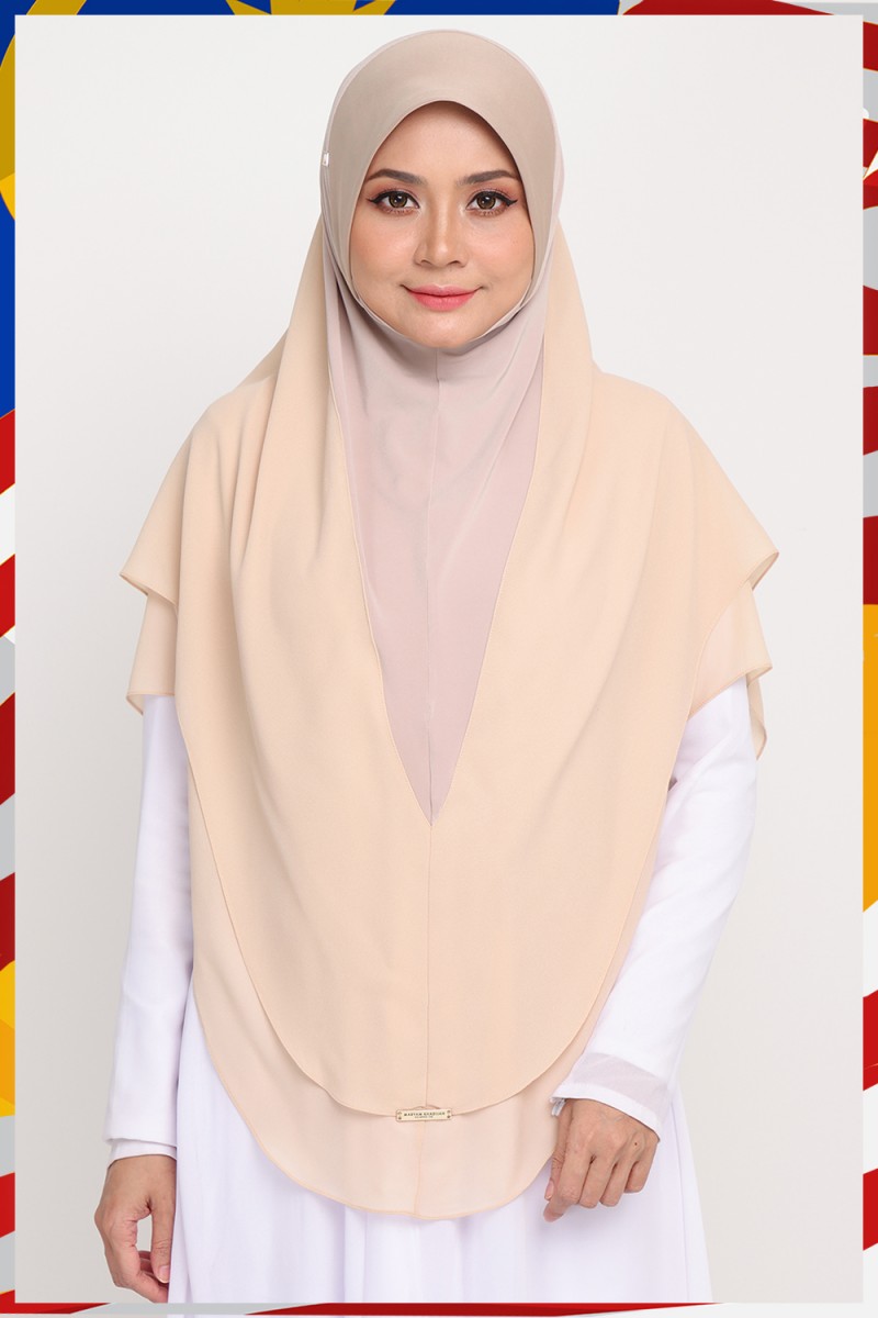 Khimar 3 Layer Pale Dogwood