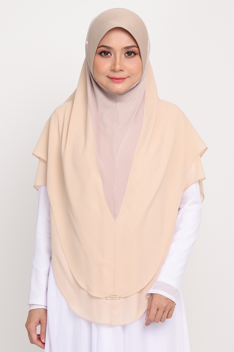 Khimar 3 Layer Pale Dogwood