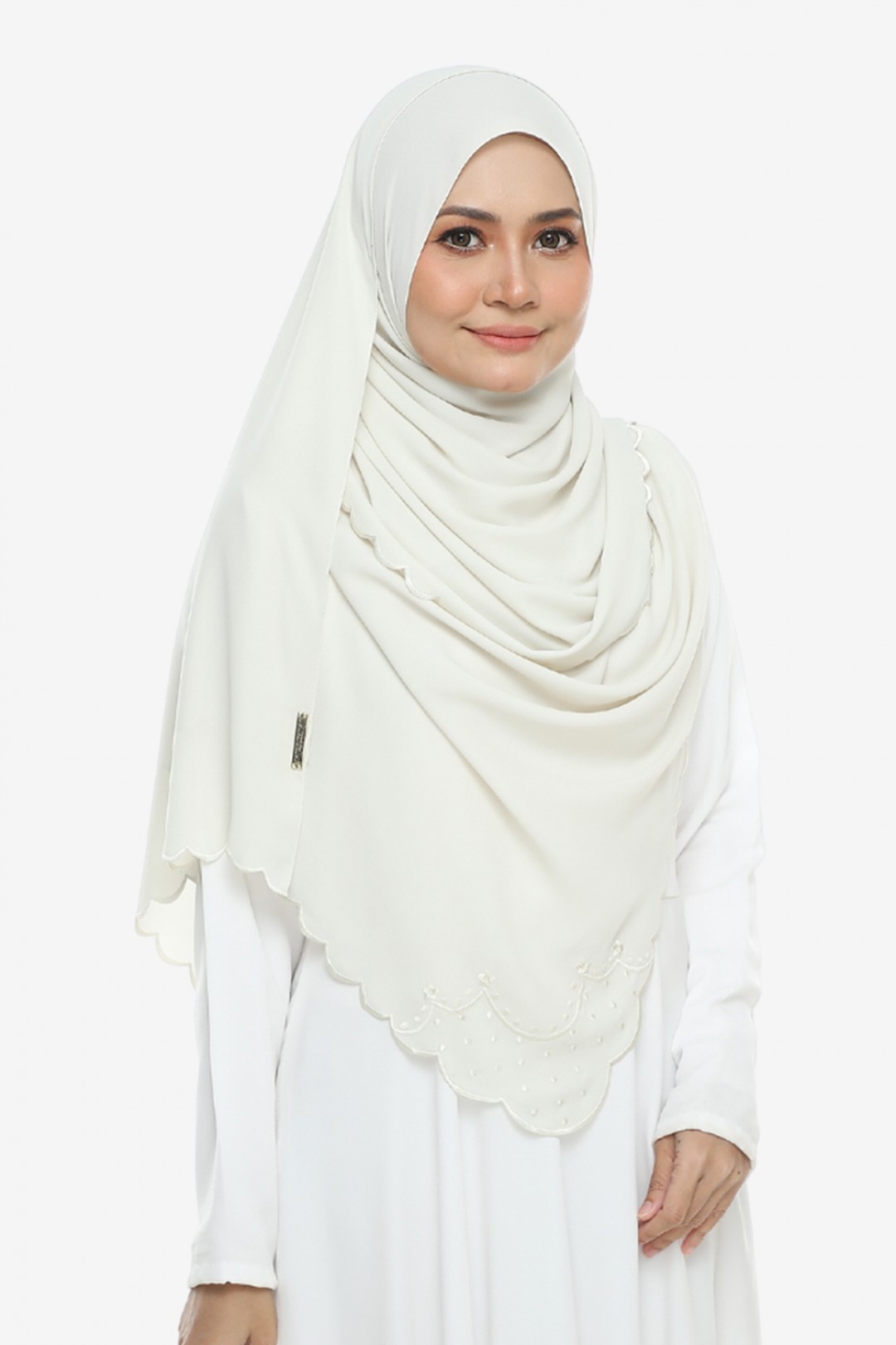 As-Is Shawl Sulam Pansy Cream Cheese