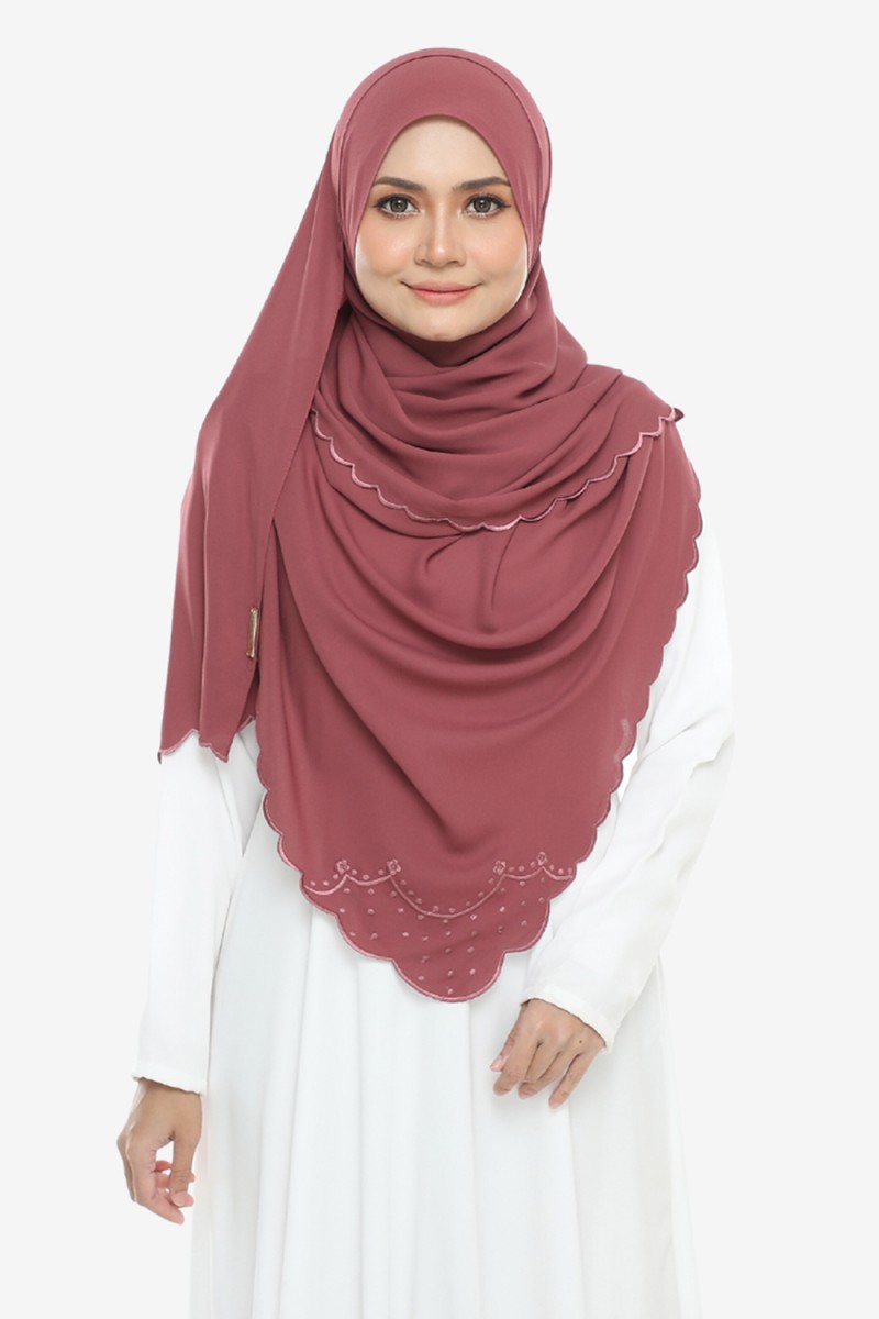 [AS-IS]- Shawl Sulam Pansy Dull Magenta