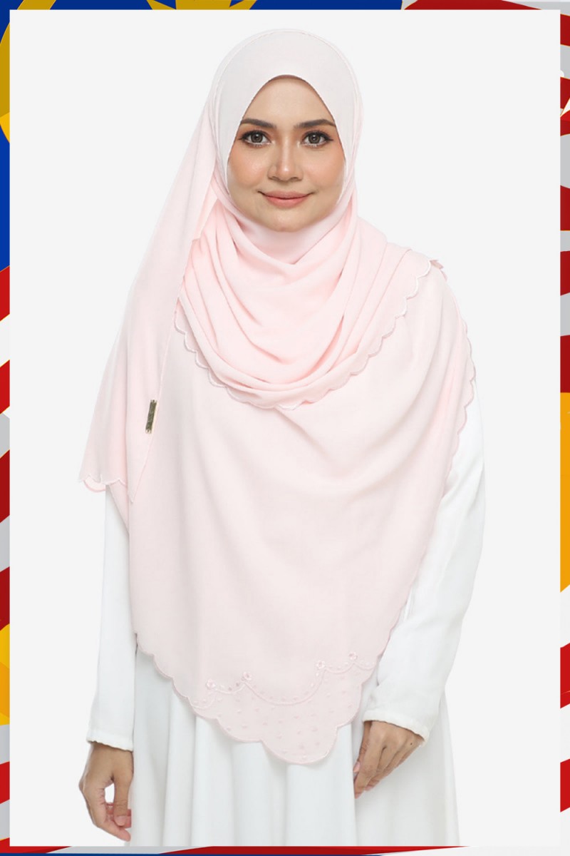 As-Is Shawl Sulam Pansy Melted Pink