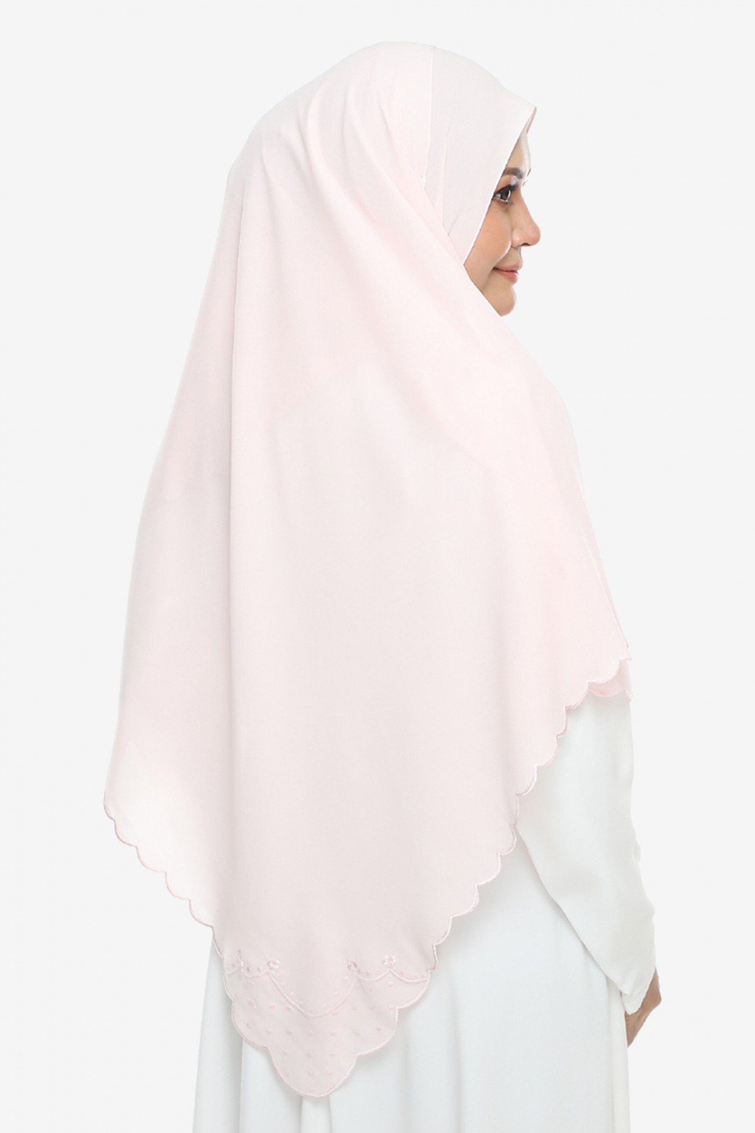 As-Is Shawl Sulam Pansy Melted Pink