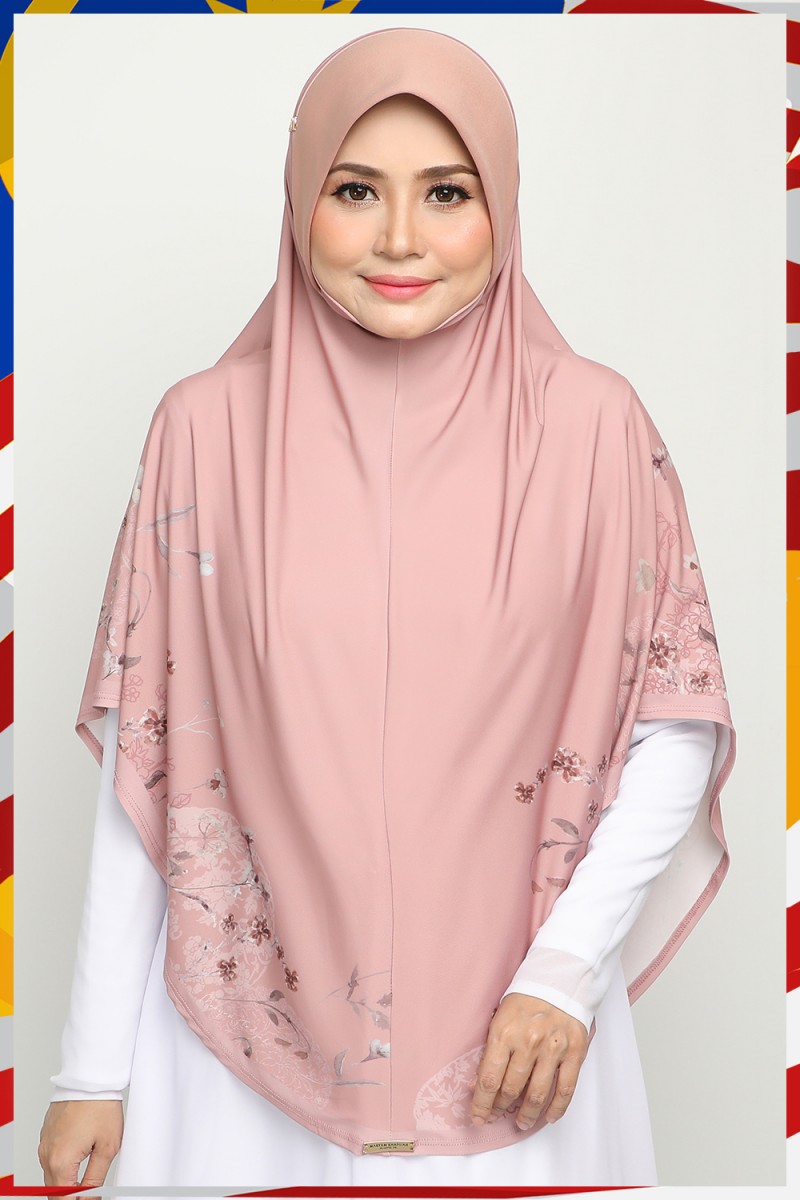 Sarung Printed Najdiyyah Peach Yogurt