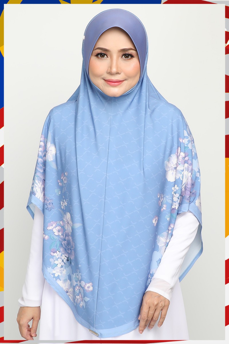 Sarung Printed Ghaniyah Picton Blue