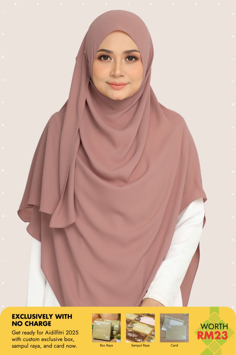 Umma Shawl Merangsri Pink Buff