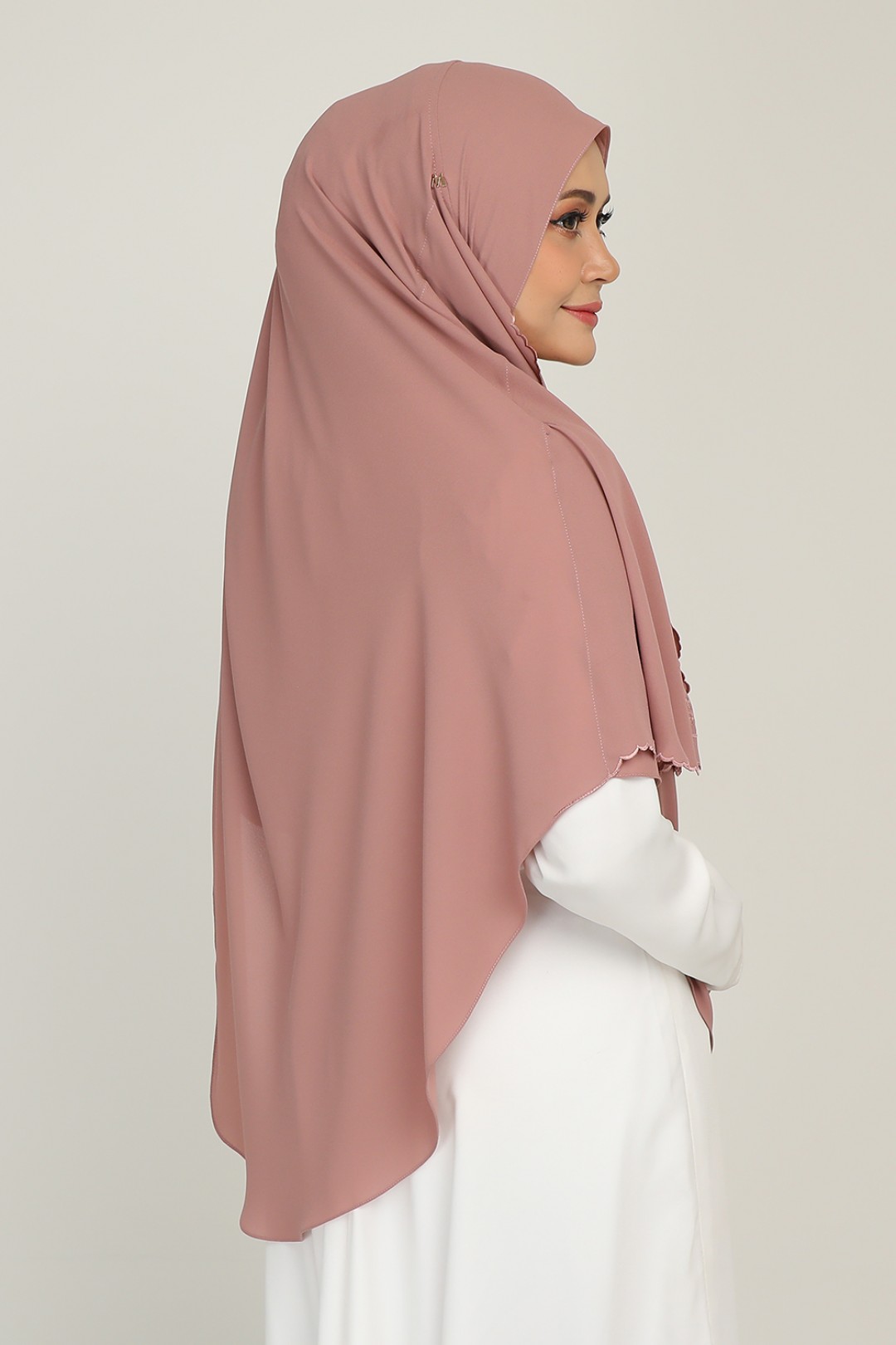 [AS-IS]-Umma Shawl Sulam Pink Buff