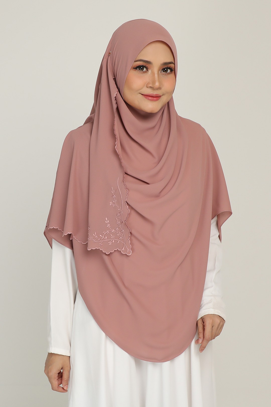 [AS-IS]-Umma Shawl Sulam Pink Buff