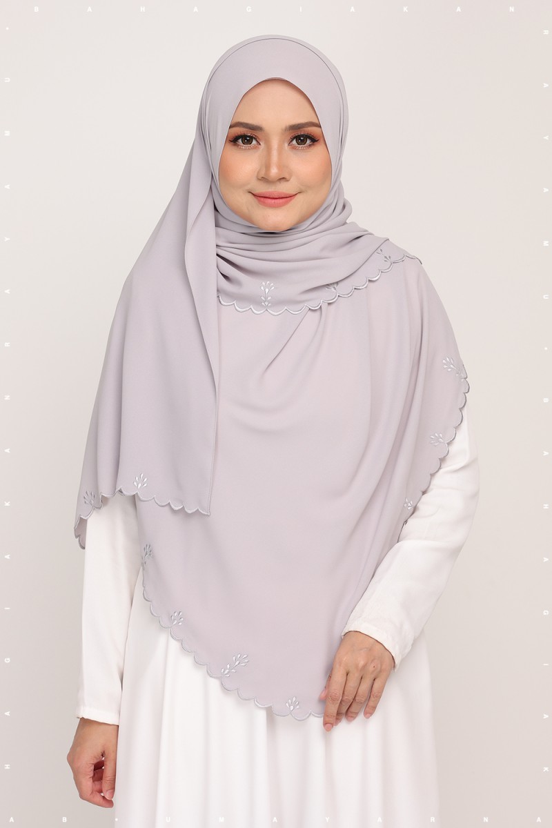 Shawl Sulam Platinum Ash