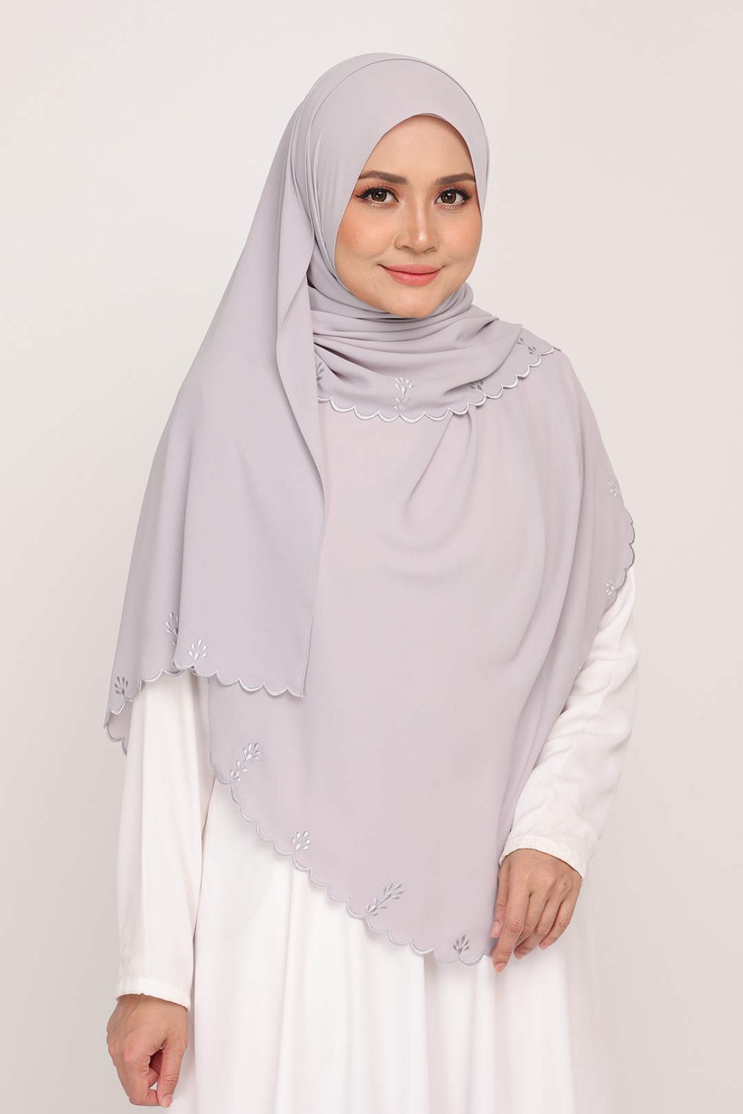 Shawl Sulam Platinum Ash