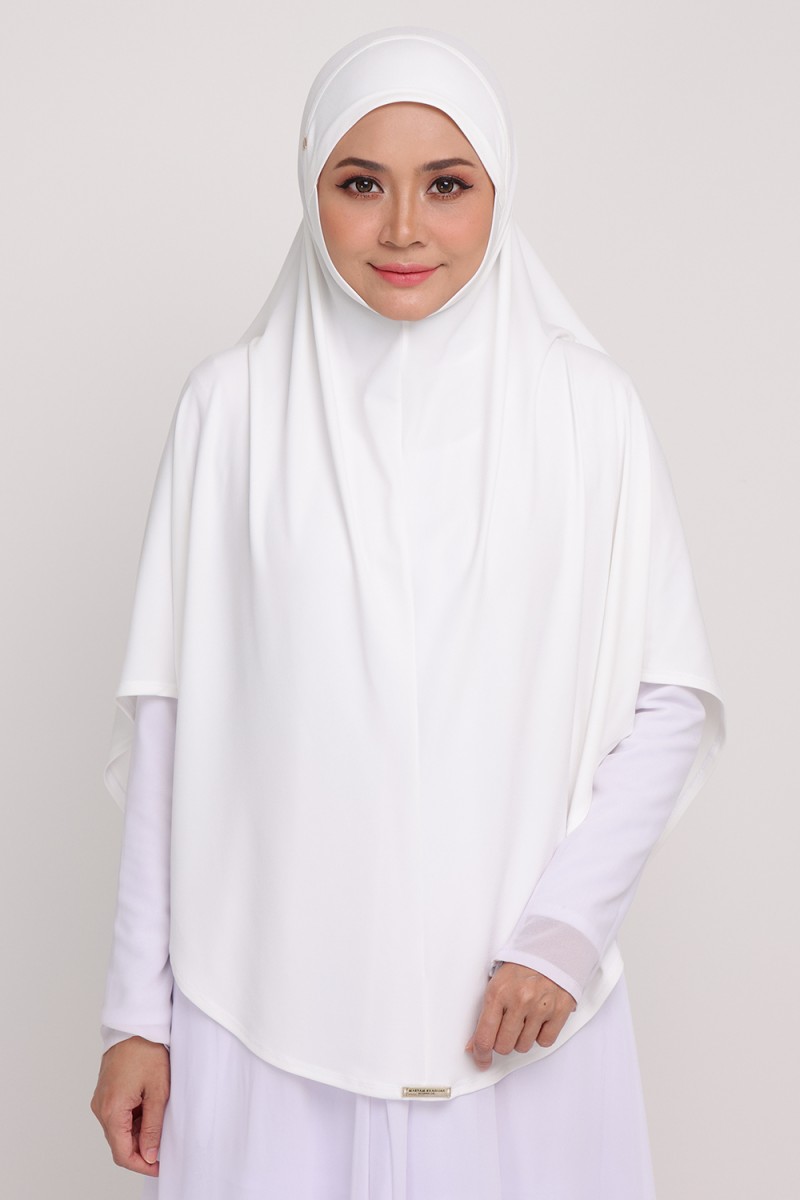 [AS-IS]- Sarung Hajira Platinum White