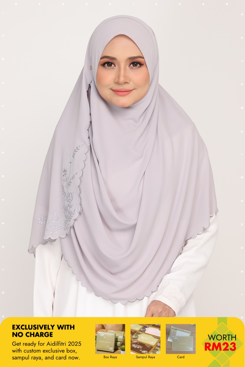 Shawl Sulam Platinum Ash