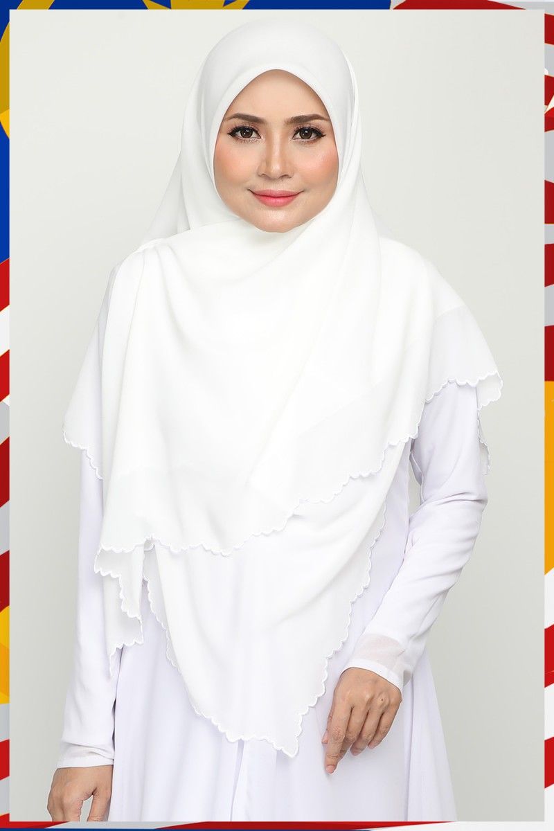 Bawal Sulam Preity White