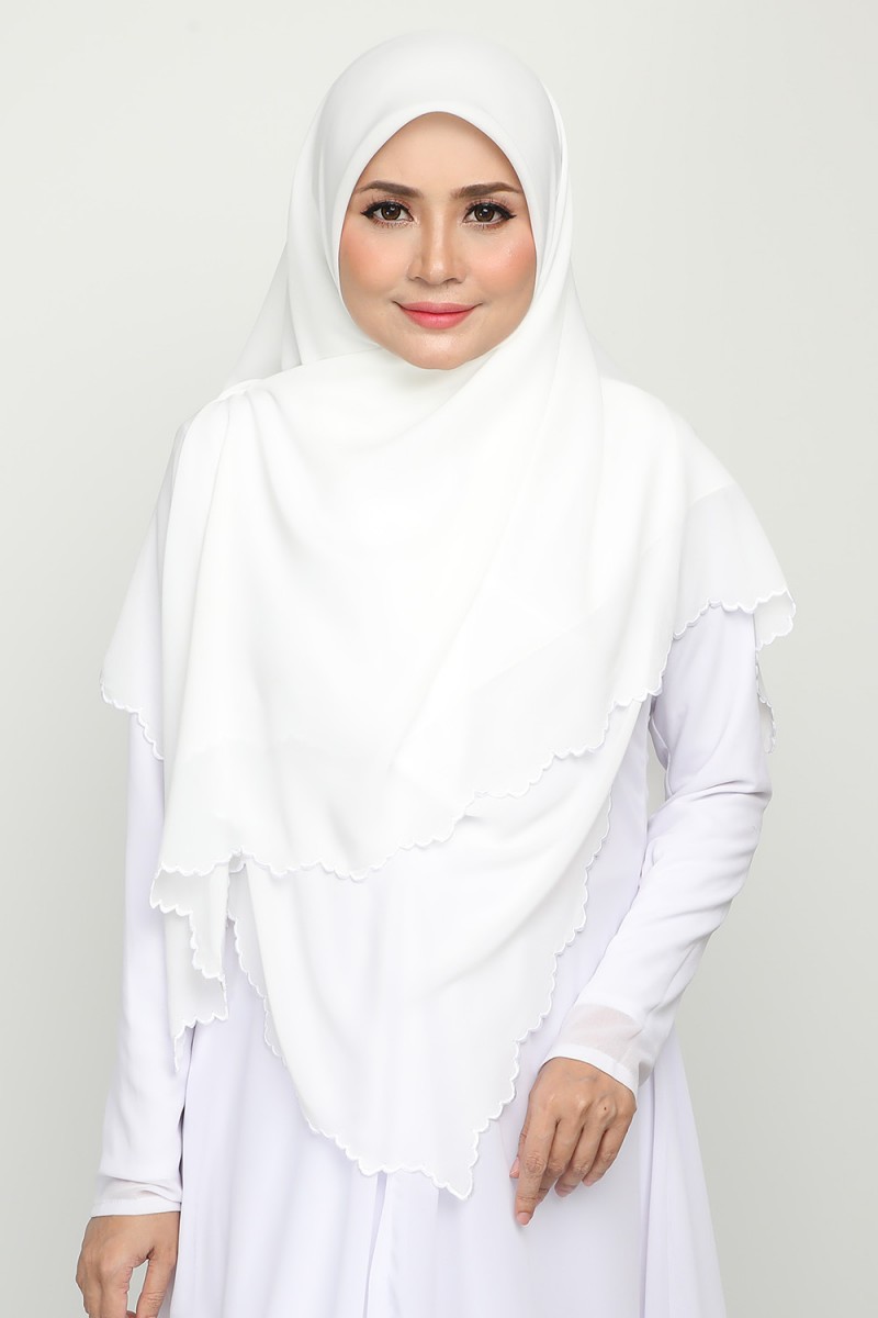 Bawal Sulam Preity White