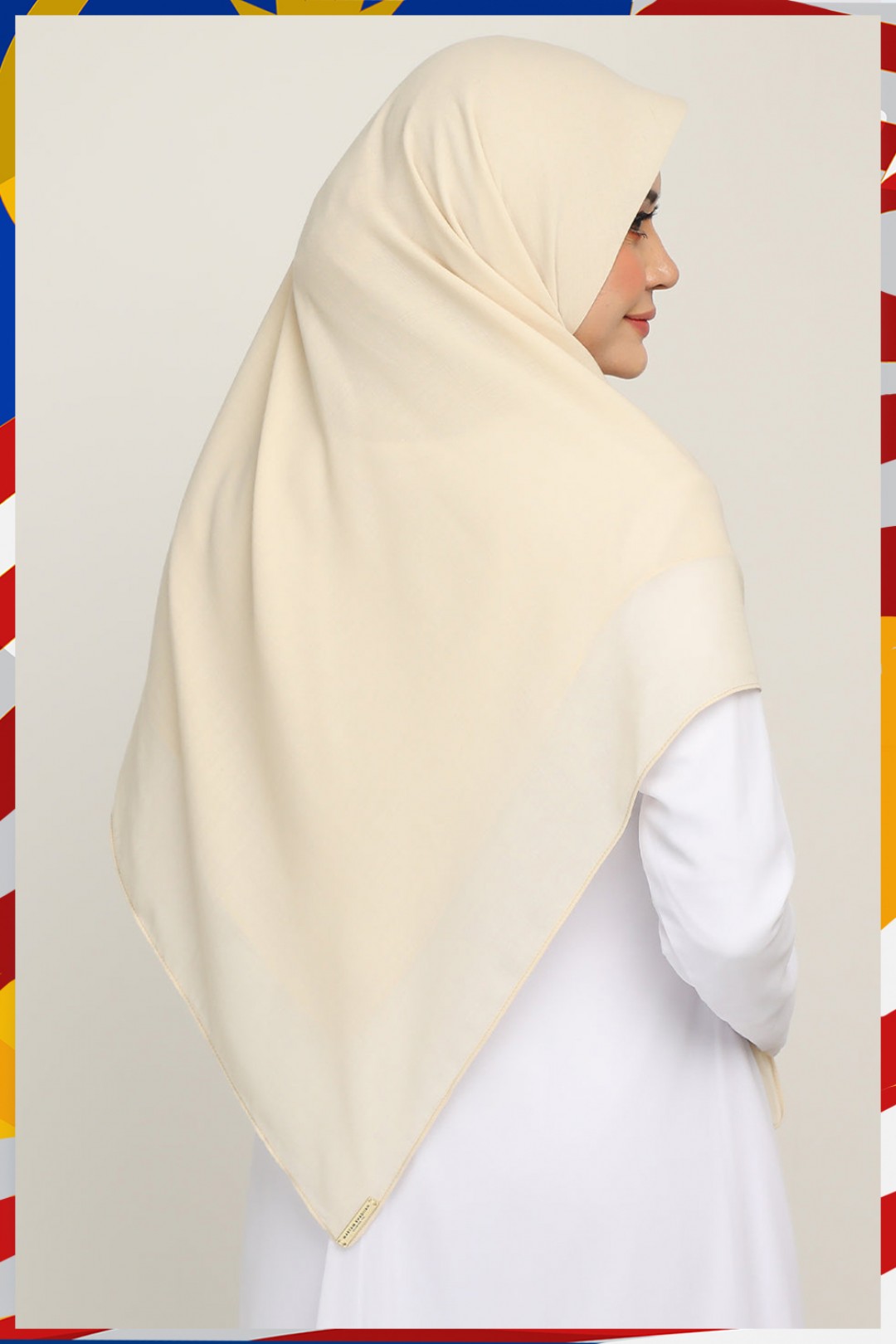 Classic Bawal Pastel Cream