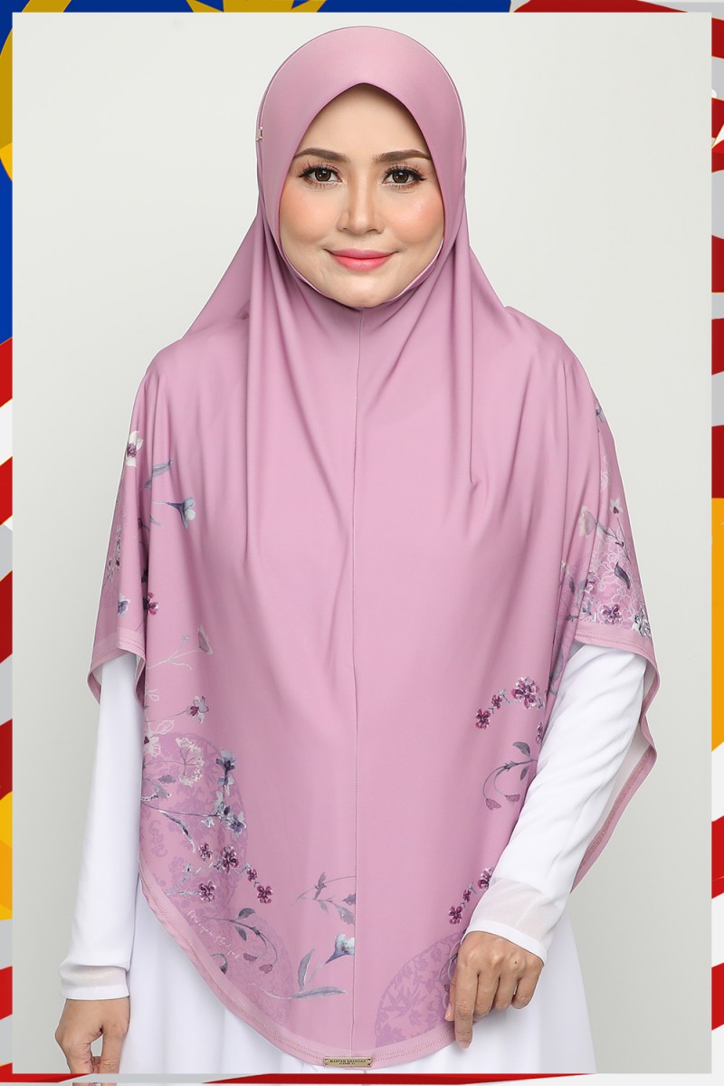 Sarung Printed Najdiyyah Pinky Orchid