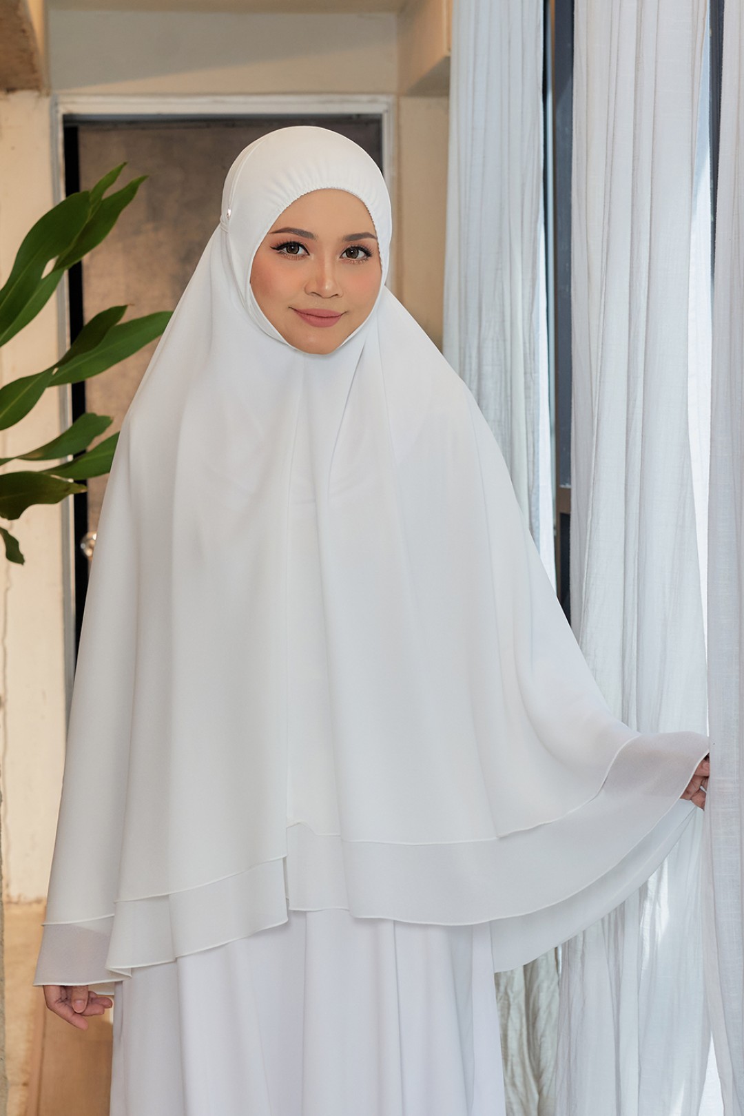 Mini Telekung Raudah Summer Beige