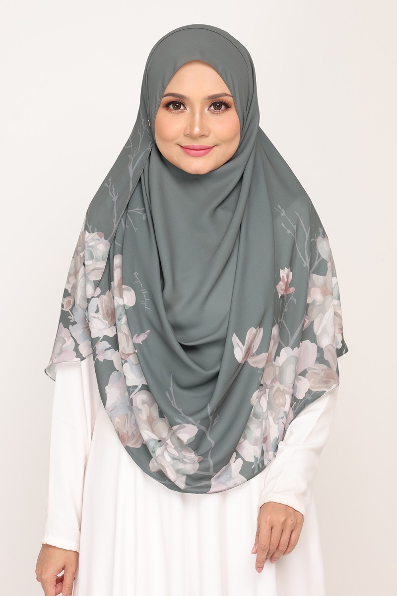 [AS-IS]-Instant Printed Karya Reseda Grey
