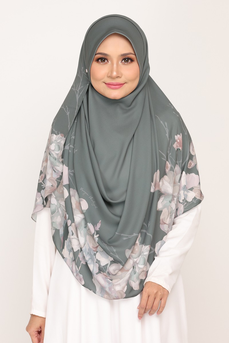 [AS-IS]-Instant Printed Awning Karya Reseda Grey